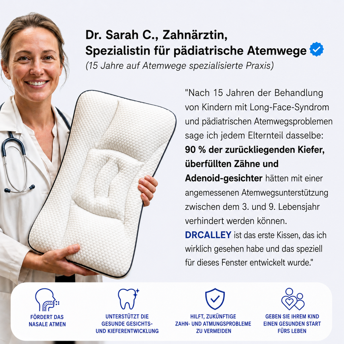 Drcalley Posture Kinderkissen