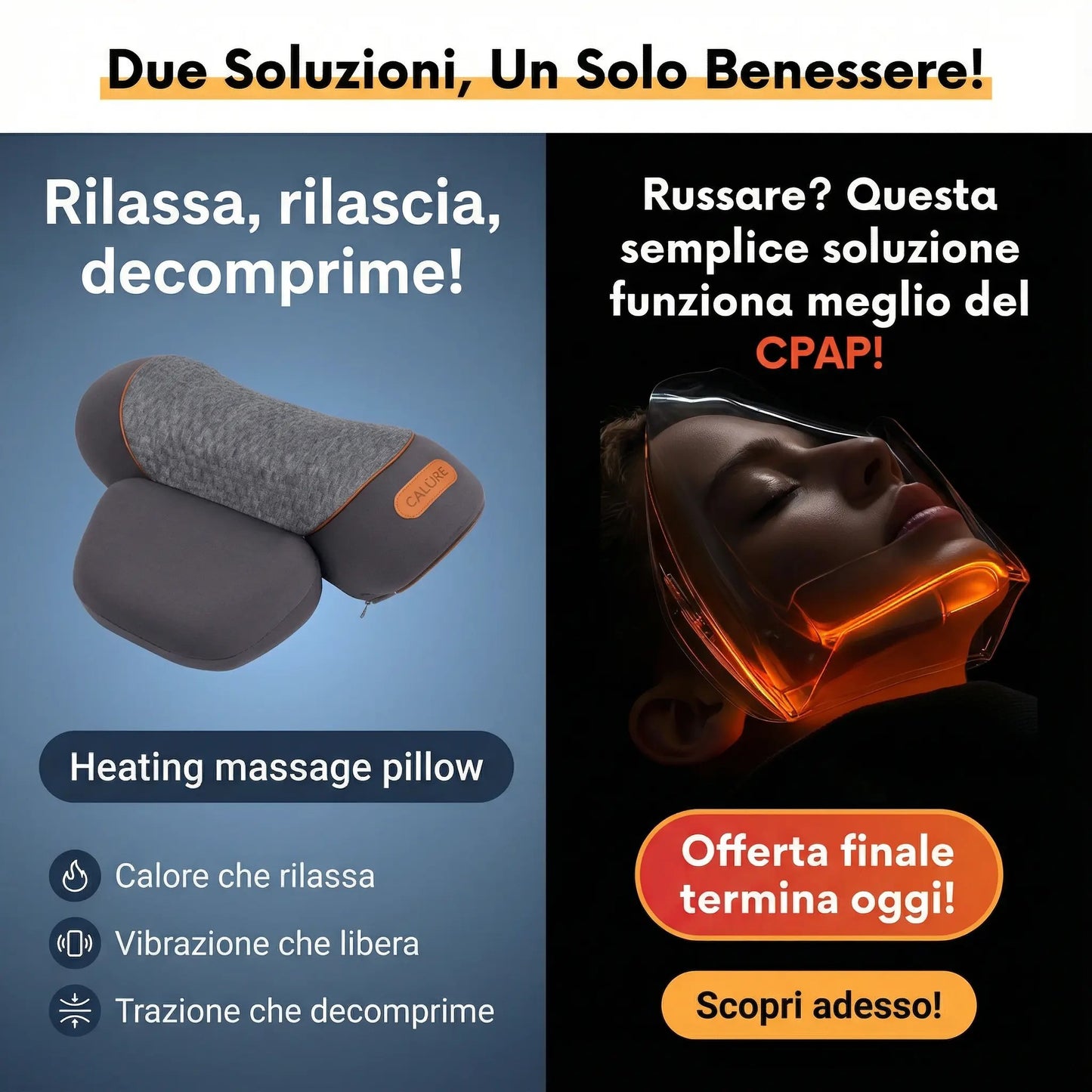 Cuscino Thera Pillow™ originale | Massaggiatore a trazione