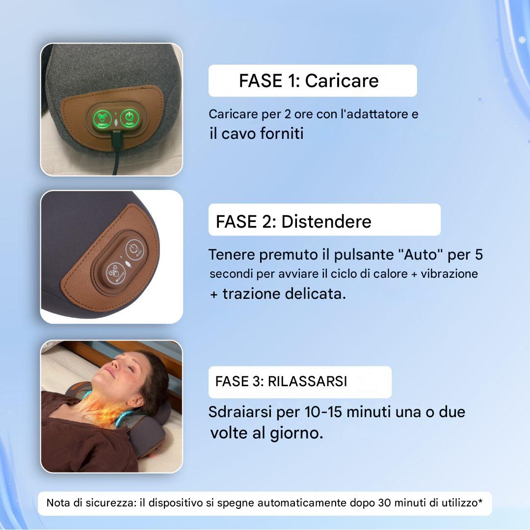 Cuscino Thera Pillow™ originale | Massaggiatore a trazione