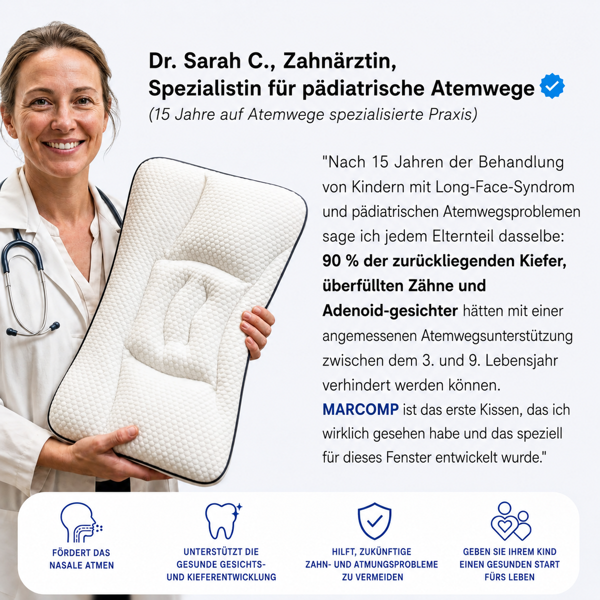 Drcalley Posture Kinderkissen