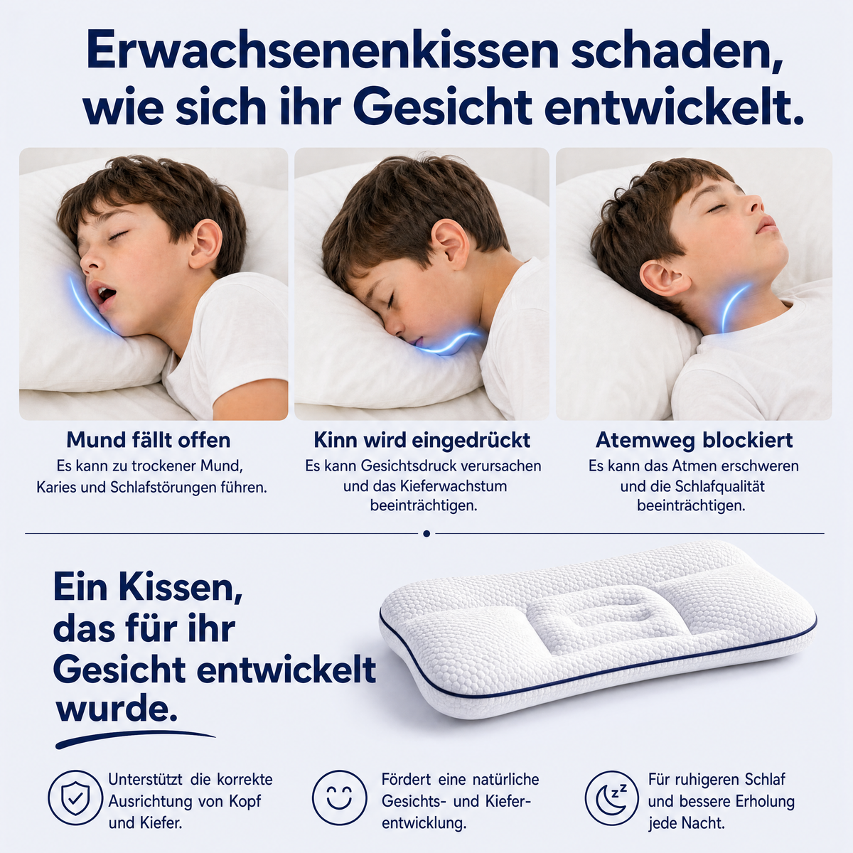 Drcalley Posture Kinderkissen